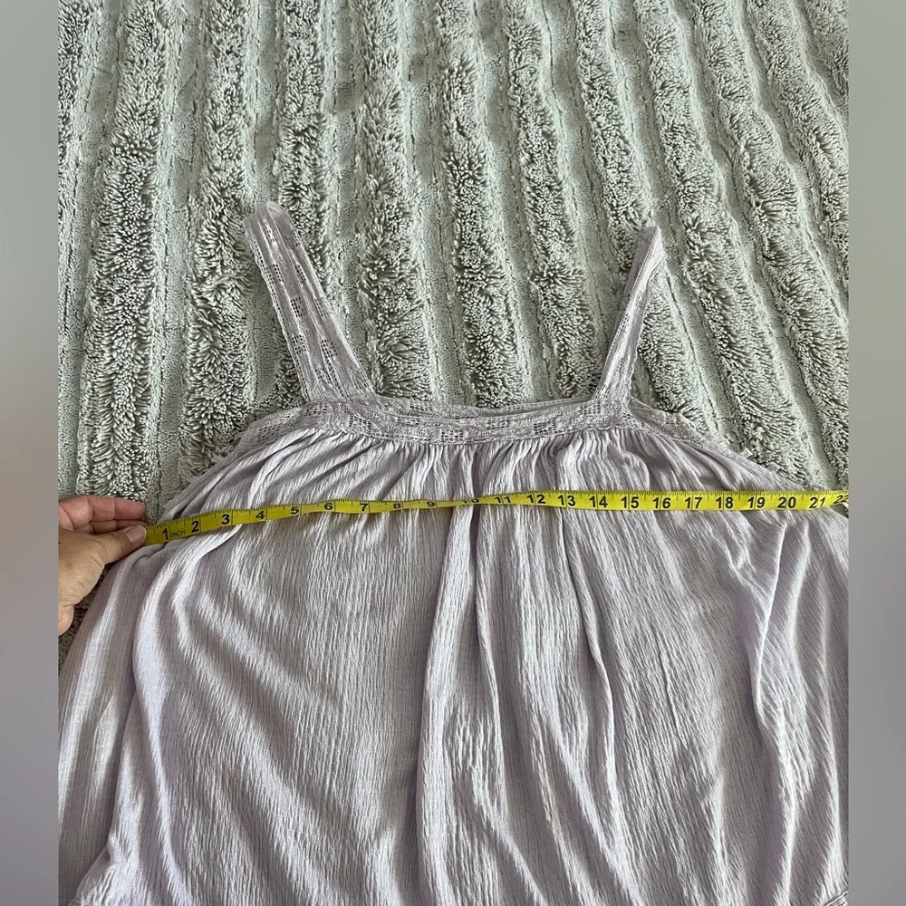 Free People sleeveless tunic dress in lavender size L - Picture 8 of 9